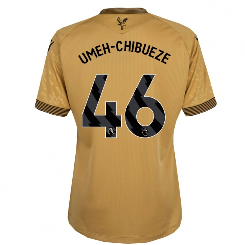 Danxen Herren Franco Umeh-Chibueze #46 Gold Schwarz Auswärtstrikot Trikot 2025/26 T-Shirt Österreich