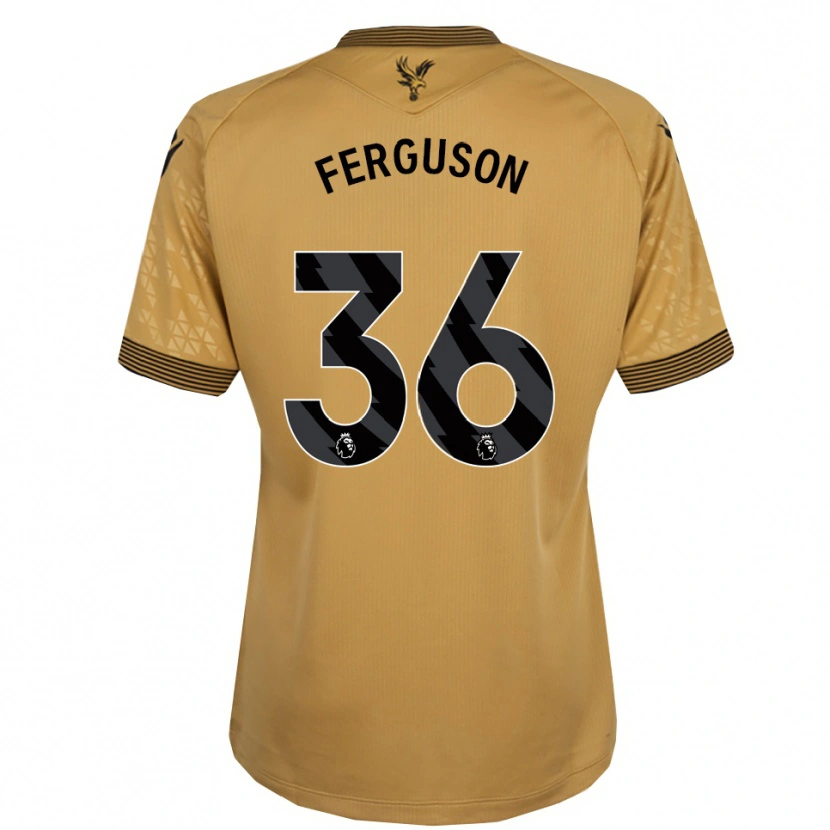 Danxen Herren Nathan Ferguson #36 Gold Schwarz Auswärtstrikot Trikot 2025/26 T-Shirt Österreich