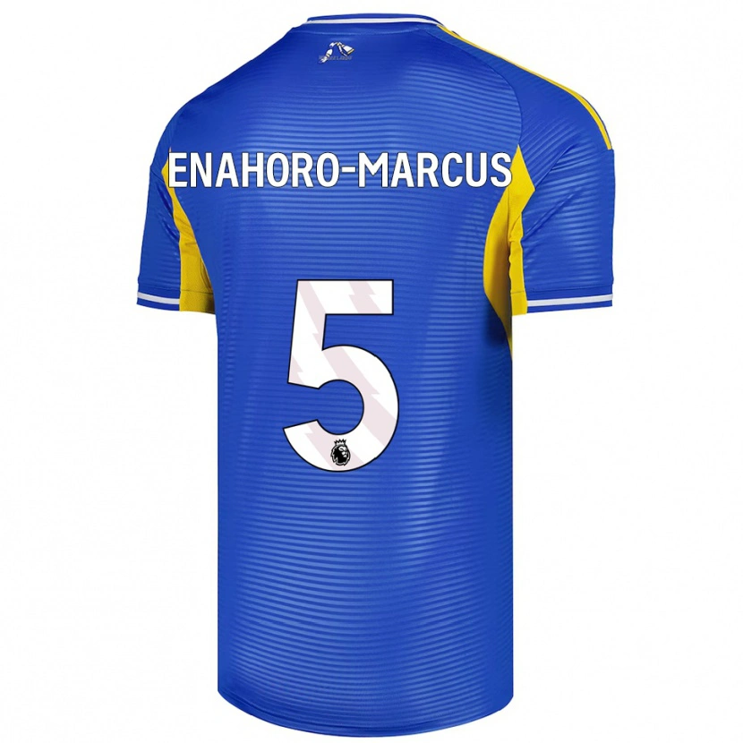 Danxen Herren Louis Enahoro-Marcus #5 Blau Gelb Auswärtstrikot Trikot 2025/26 T-Shirt Österreich
