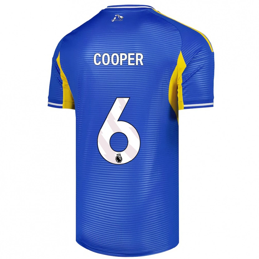 Danxen Herren Liam Cooper #6 Blau Gelb Auswärtstrikot Trikot 2025/26 T-Shirt Österreich