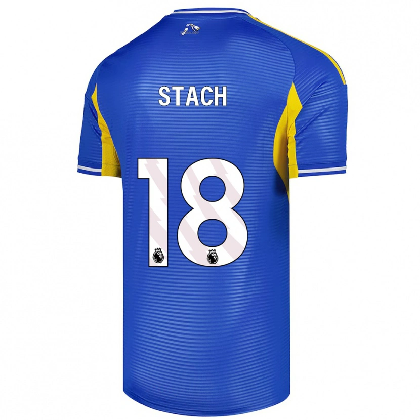 Danxen Herren Anton Stach #18 Blau Gelb Auswärtstrikot Trikot 2025/26 T-Shirt Österreich