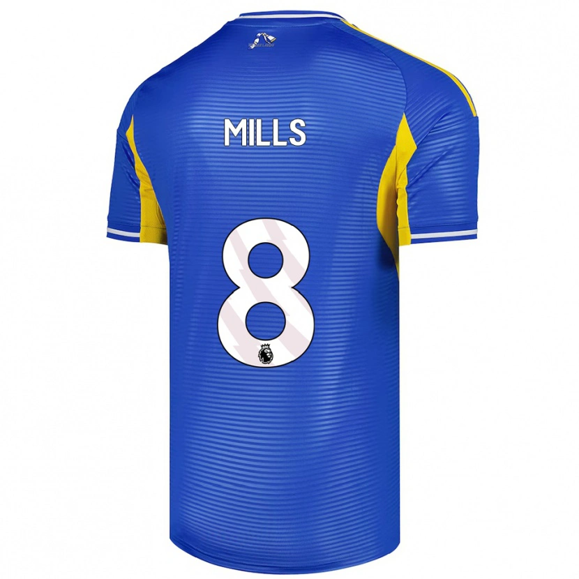 Danxen Herren Callum Mills #8 Blau Gelb Auswärtstrikot Trikot 2025/26 T-Shirt Österreich