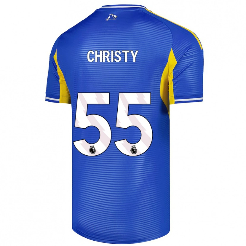 Danxen Herren Harry Christy #55 Blau Gelb Auswärtstrikot Trikot 2025/26 T-Shirt Österreich