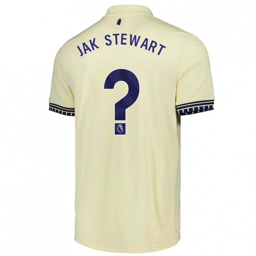 Danxen Herren Jak Stewart #0 Creme Weiß Schwarz Auswärtstrikot Trikot 2025/26 T-Shirt Österreich