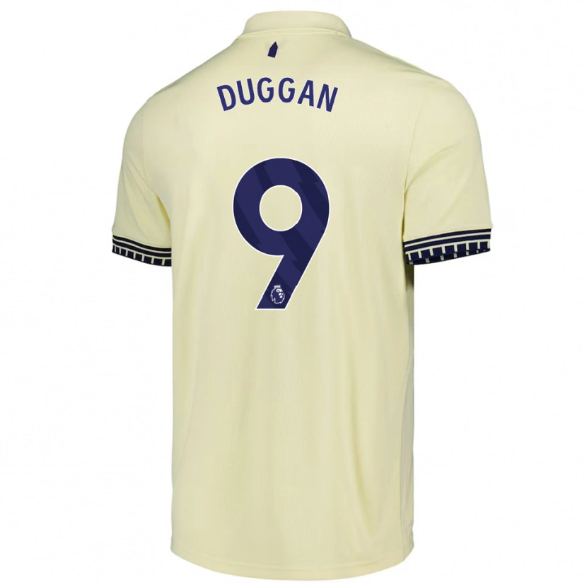 Danxen Herren Toni Duggan #9 Creme Weiß Schwarz Auswärtstrikot Trikot 2025/26 T-Shirt Österreich
