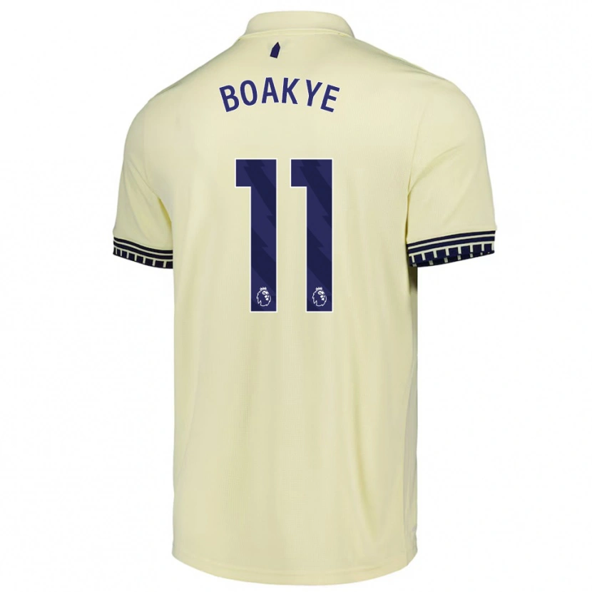 Danxen Herren Kingsford Boakye #11 Creme Weiß Schwarz Auswärtstrikot Trikot 2025/26 T-Shirt Österreich