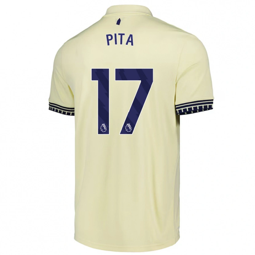 Danxen Herren Shea Pita #17 Creme Weiß Schwarz Auswärtstrikot Trikot 2025/26 T-Shirt Österreich