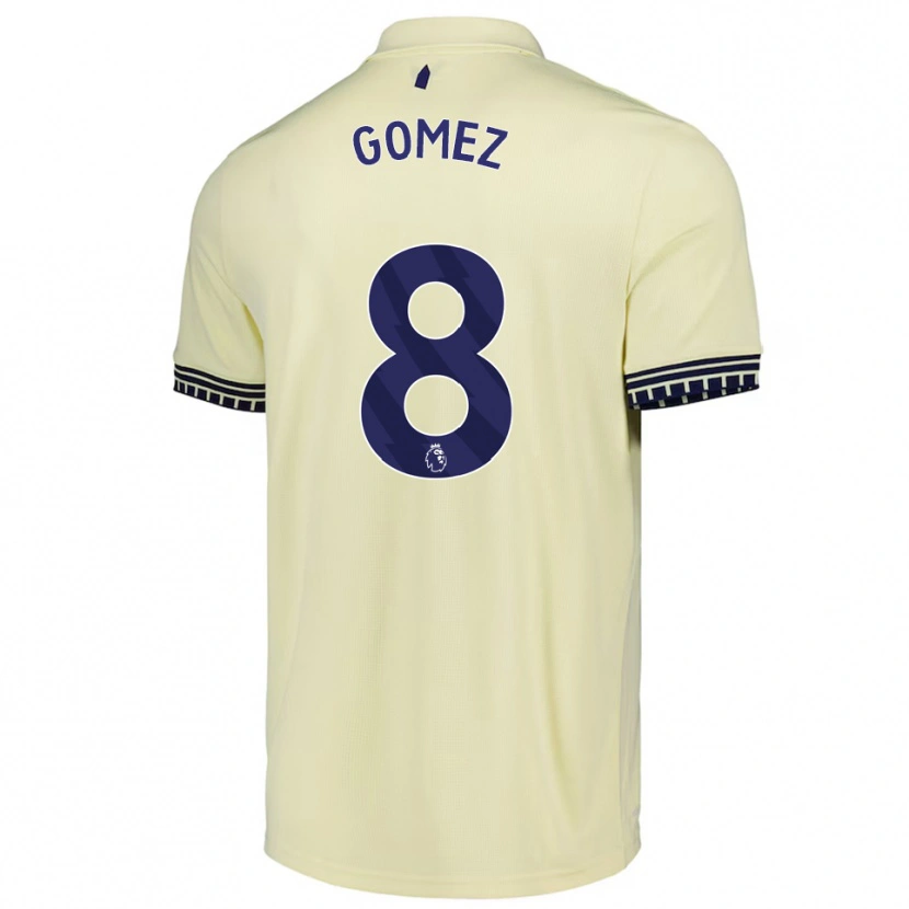 Danxen Herren Francis Gomez #8 Creme Weiß Schwarz Auswärtstrikot Trikot 2025/26 T-Shirt Österreich