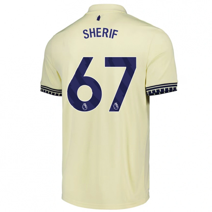 Danxen Herren Martin Sherif #67 Creme Weiß Schwarz Auswärtstrikot Trikot 2025/26 T-Shirt Österreich
