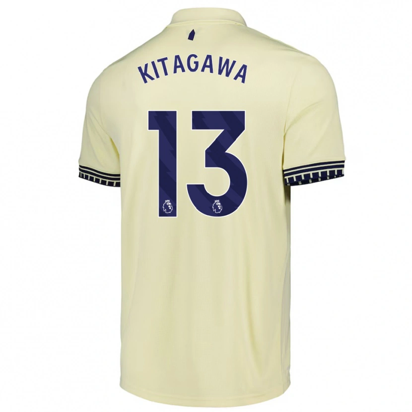 Danxen Herren Hikaru Kitagawa #13 Creme Weiß Schwarz Auswärtstrikot Trikot 2025/26 T-Shirt Österreich