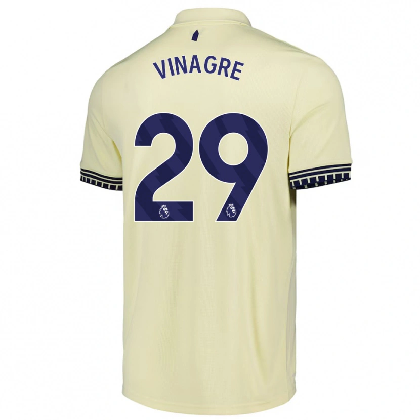 Danxen Herren Ruben Vinagre #29 Creme Weiß Schwarz Auswärtstrikot Trikot 2025/26 T-Shirt Österreich