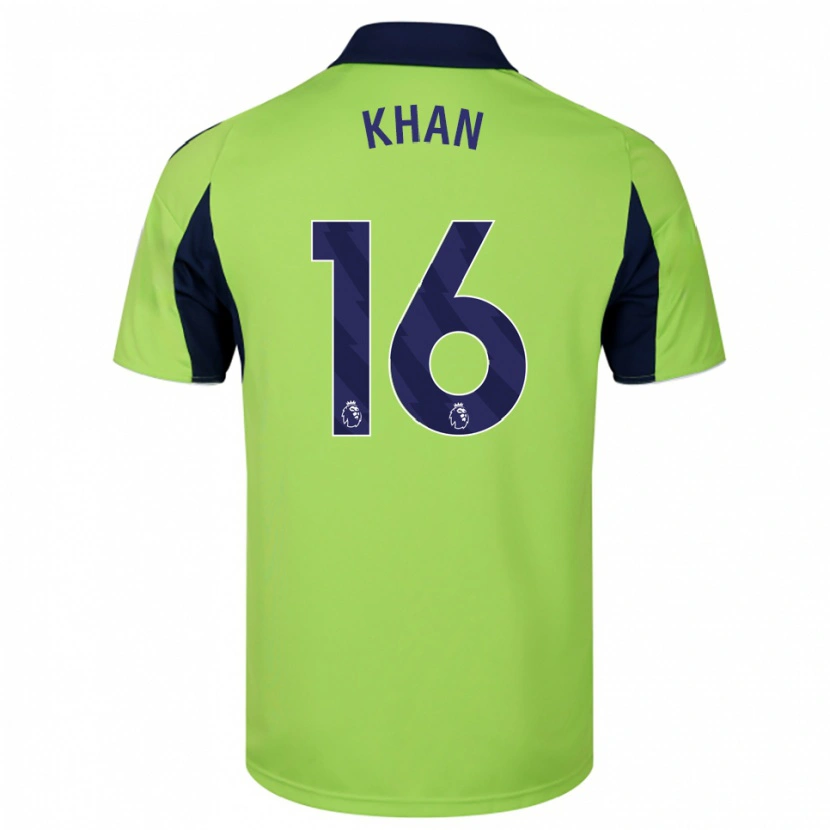 Danxen Herren Ruban Khan #16 Grün Marineblau Weiß Auswärtstrikot Trikot 2025/26 T-Shirt Österreich