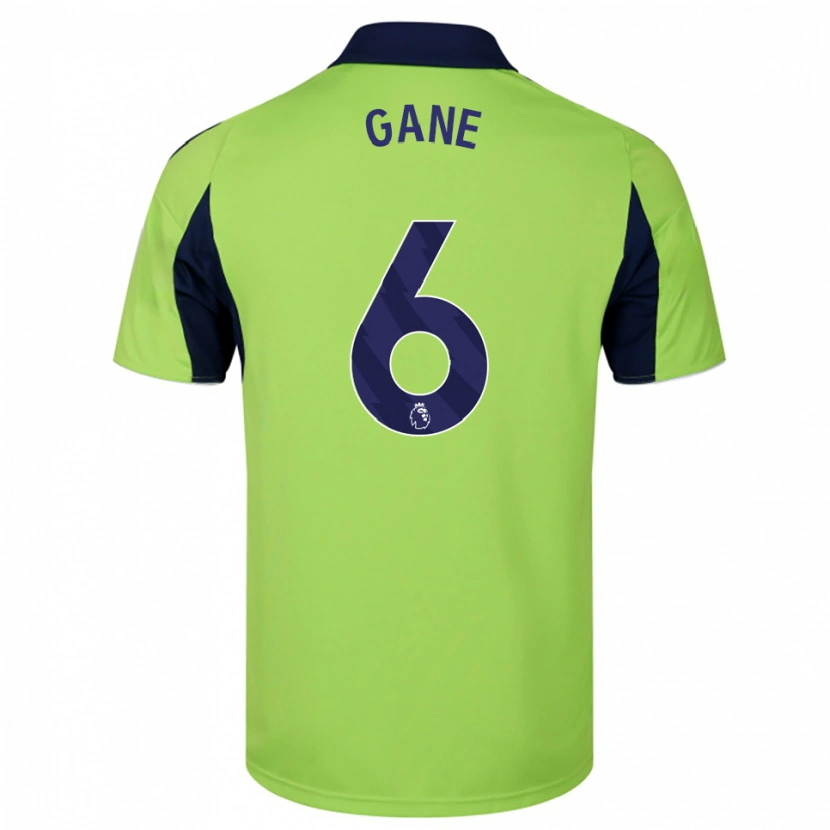 Danxen Herren Evie Gane #6 Grün Marineblau Weiß Auswärtstrikot Trikot 2025/26 T-Shirt Österreich