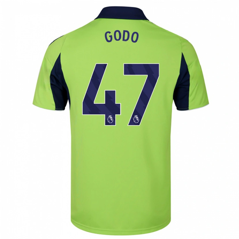 Danxen Herren Martial Godo #47 Grün Marineblau Weiß Auswärtstrikot Trikot 2025/26 T-Shirt Österreich
