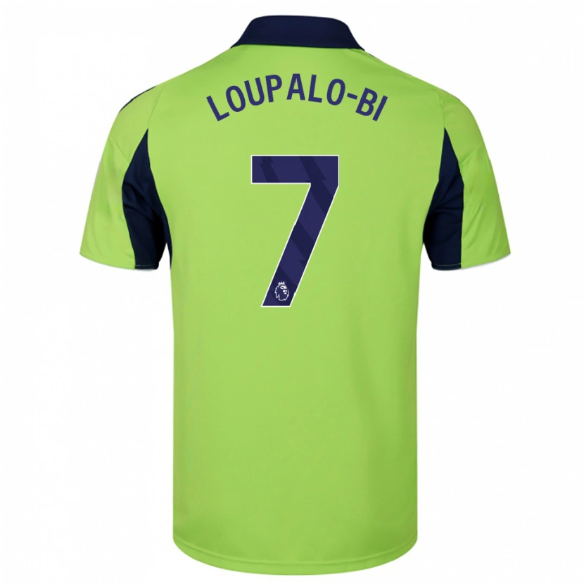 Danxen Herren Aaron Loupalo-Bi #7 Grün Marineblau Weiß Auswärtstrikot Trikot 2025/26 T-Shirt Österreich
