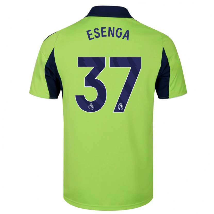 Danxen Herren Jonathan Esenga #37 Grün Marineblau Weiß Auswärtstrikot Trikot 2025/26 T-Shirt Österreich