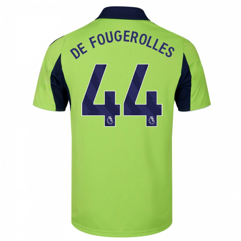 Danxen Herren Luc De Fougerolles #44 Grün Marineblau Weiß Auswärtstrikot Trikot 2025/26 T-Shirt Österreich