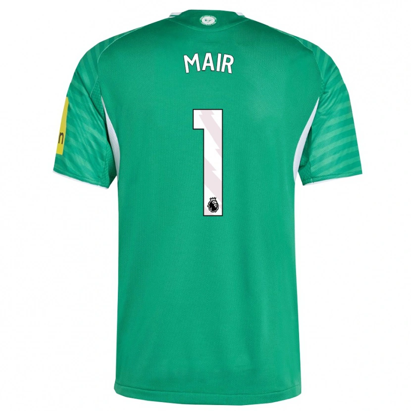 Danxen Herren George Mair #1 Grün Weiß Auswärtstrikot Trikot 2025/26 T-Shirt Österreich