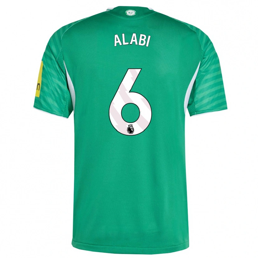 Danxen Herren Sam Alabi #6 Grün Weiß Auswärtstrikot Trikot 2025/26 T-Shirt Österreich