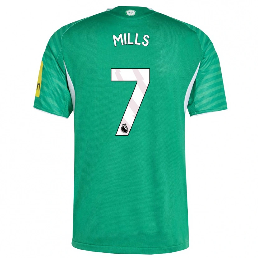 Danxen Herren Michael Mills #7 Grün Weiß Auswärtstrikot Trikot 2025/26 T-Shirt Österreich