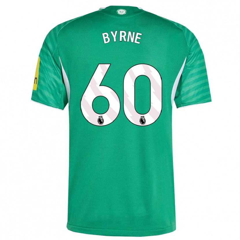 Danxen Herren Reece Byrne #60 Grün Weiß Auswärtstrikot Trikot 2025/26 T-Shirt Österreich