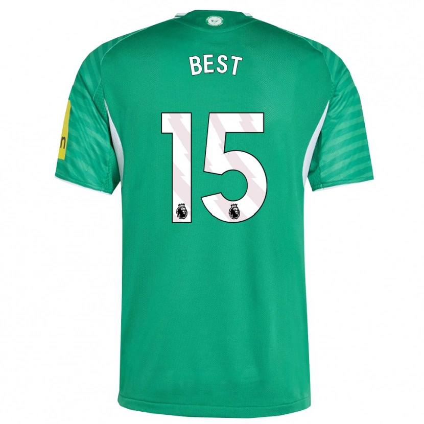 Danxen Herren Oliver Best #15 Grün Weiß Auswärtstrikot Trikot 2025/26 T-Shirt Österreich