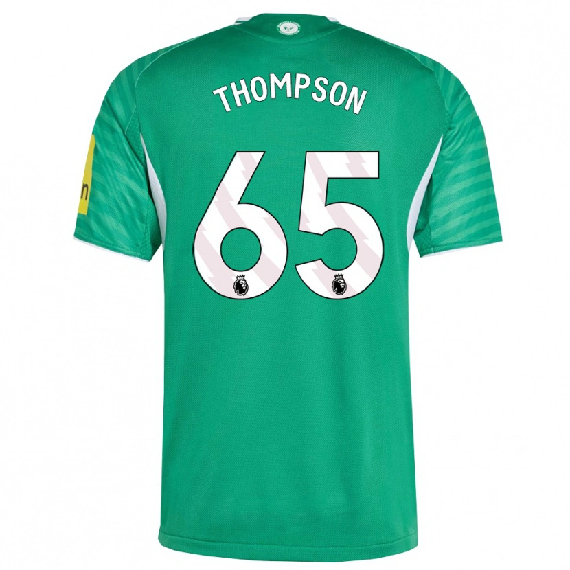 Danxen Herren Ciaran Thompson #65 Grün Weiß Auswärtstrikot Trikot 2025/26 T-Shirt Österreich