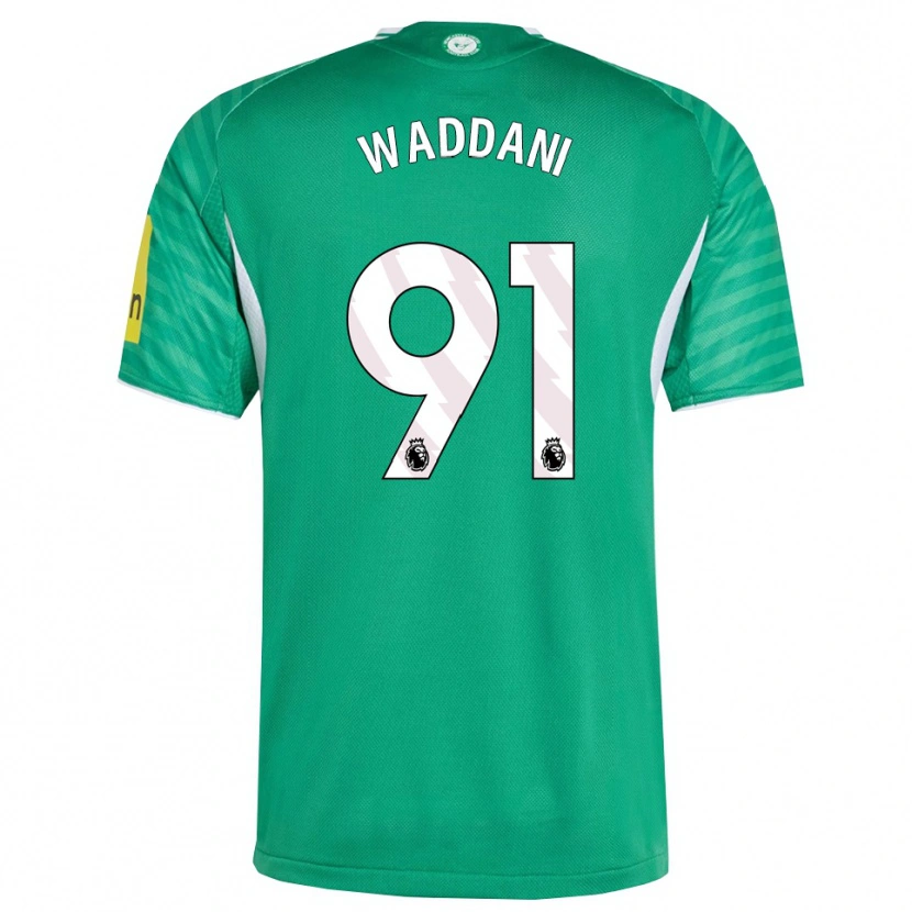 Danxen Herren Mohamed Waddani #91 Grün Weiß Auswärtstrikot Trikot 2025/26 T-Shirt Österreich