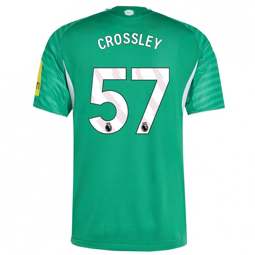Danxen Herren Kyle Crossley #57 Grün Weiß Auswärtstrikot Trikot 2025/26 T-Shirt Österreich