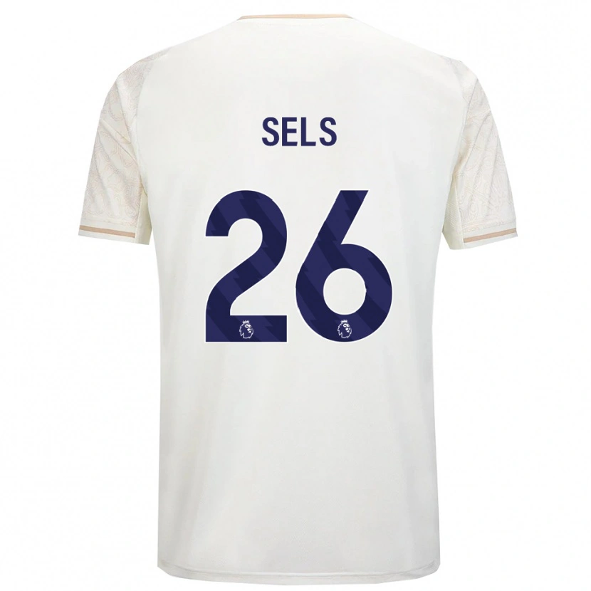 Danxen Herren Matz Sels #26 Creme Weiß Schwarz Auswärtstrikot Trikot 2025/26 T-Shirt Österreich
