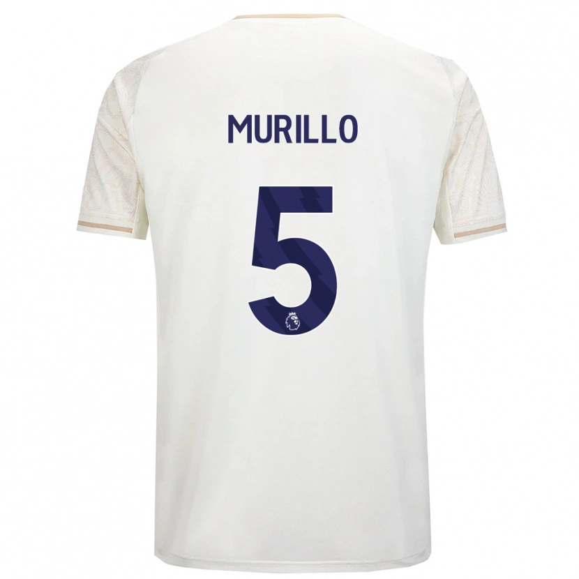 Danxen Herren Murillo #5 Creme Weiß Schwarz Auswärtstrikot Trikot 2025/26 T-Shirt Österreich