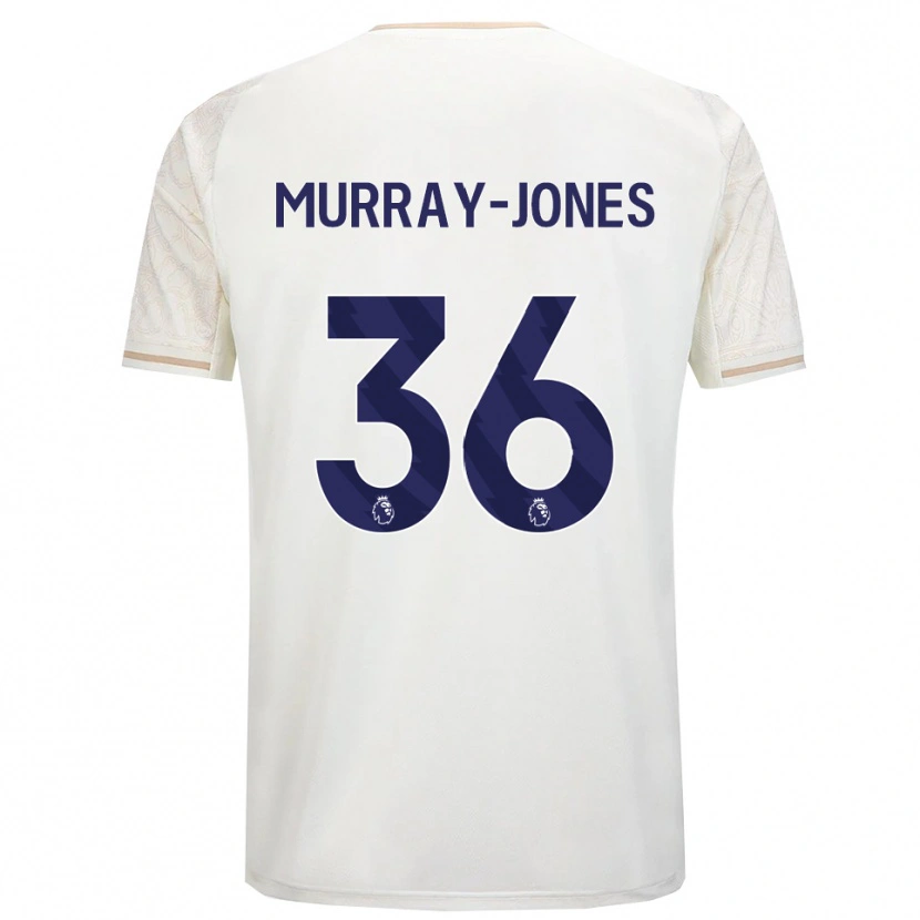 Danxen Herren George Murray-Jones #36 Creme Weiß Schwarz Auswärtstrikot Trikot 2025/26 T-Shirt Österreich