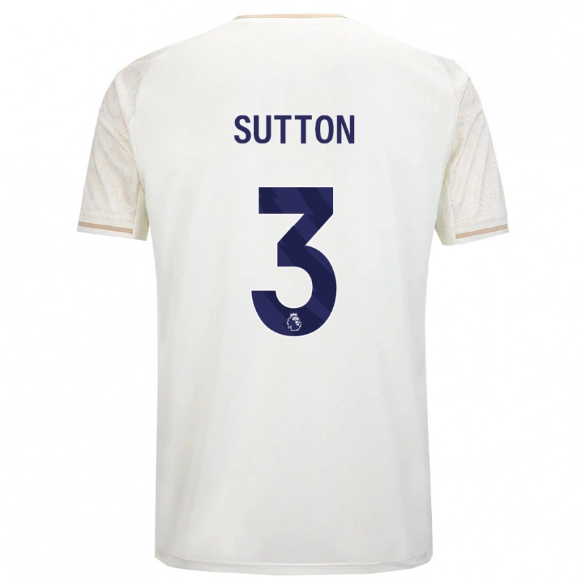 Danxen Herren Spencer Sutton #3 Creme Weiß Schwarz Auswärtstrikot Trikot 2025/26 T-Shirt Österreich