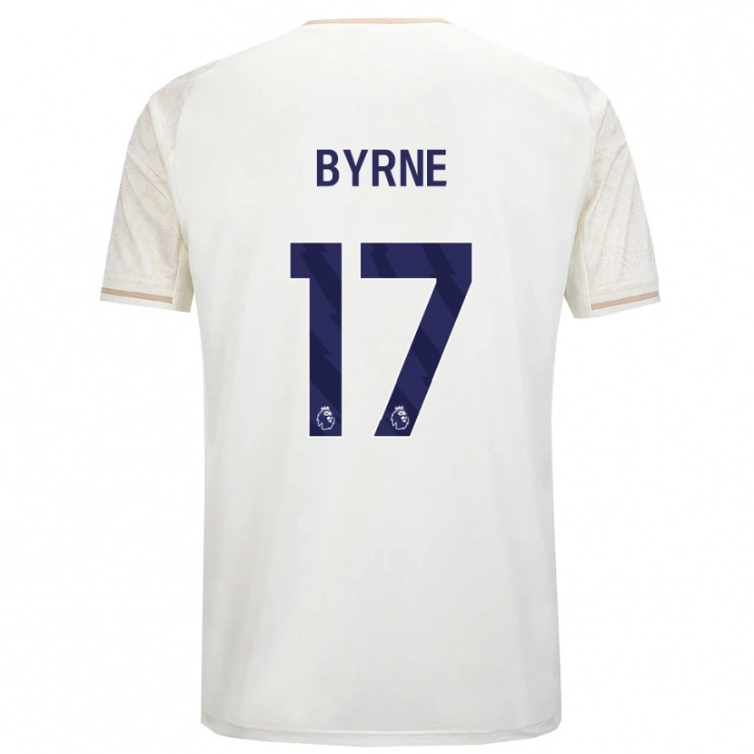 Danxen Herren Shayne Byrne #17 Creme Weiß Schwarz Auswärtstrikot Trikot 2025/26 T-Shirt Österreich