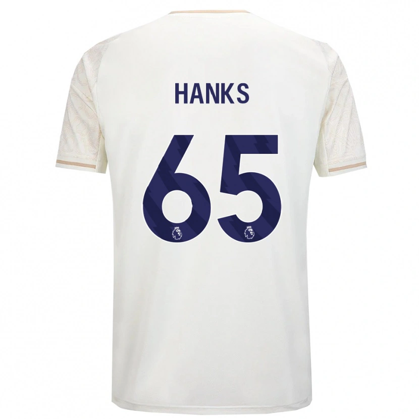 Danxen Herren Justin Hanks #65 Creme Weiß Schwarz Auswärtstrikot Trikot 2025/26 T-Shirt Österreich