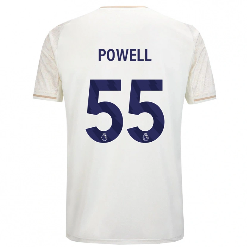 Danxen Herren Josh Powell #55 Creme Weiß Schwarz Auswärtstrikot Trikot 2025/26 T-Shirt Österreich