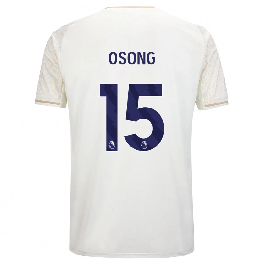 Danxen Herren Detlef Esapa Osong #15 Creme Weiß Schwarz Auswärtstrikot Trikot 2025/26 T-Shirt Österreich