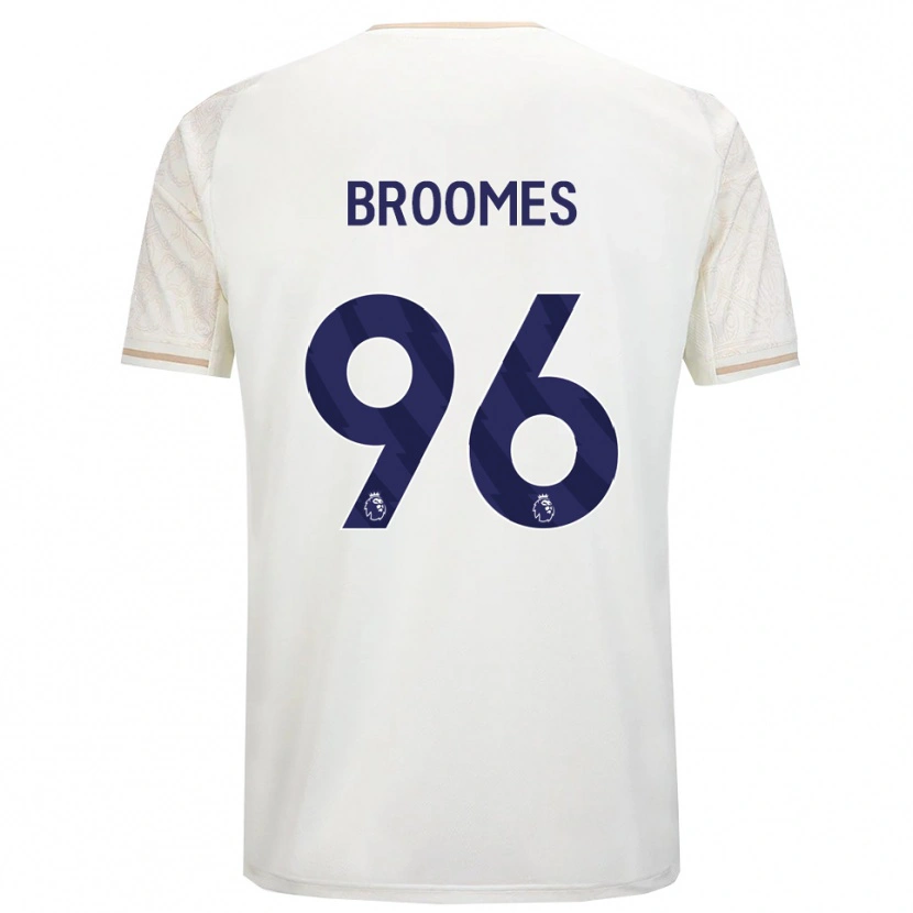 Danxen Herren Ethan Broomes #96 Creme Weiß Schwarz Auswärtstrikot Trikot 2025/26 T-Shirt Österreich
