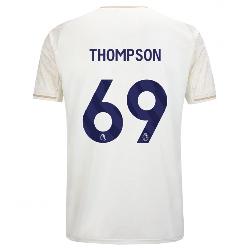 Danxen Herren Kalum Thompson #69 Creme Weiß Schwarz Auswärtstrikot Trikot 2025/26 T-Shirt Österreich