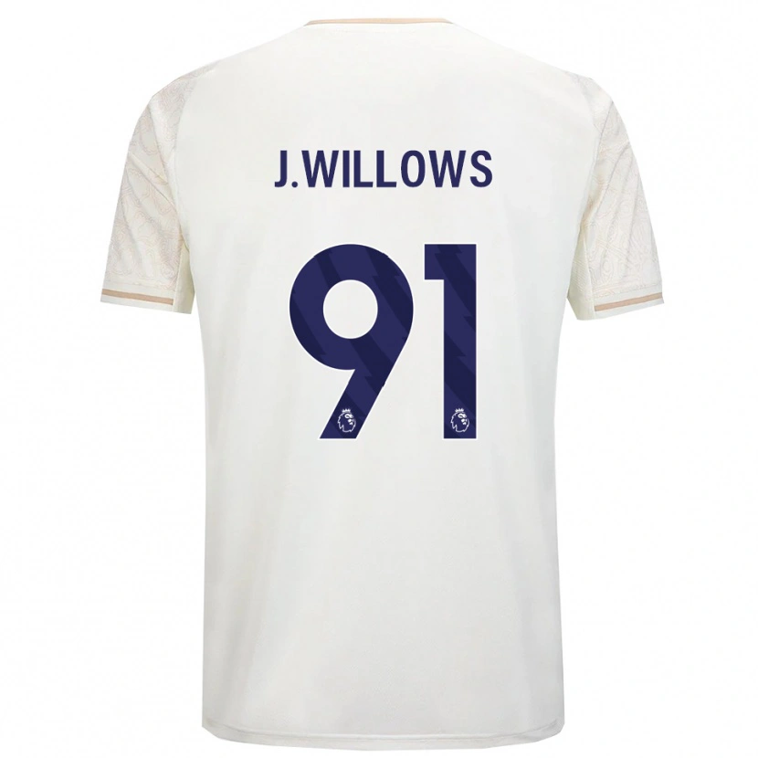 Danxen Herren Jordan Willows #91 Creme Weiß Schwarz Auswärtstrikot Trikot 2025/26 T-Shirt Österreich