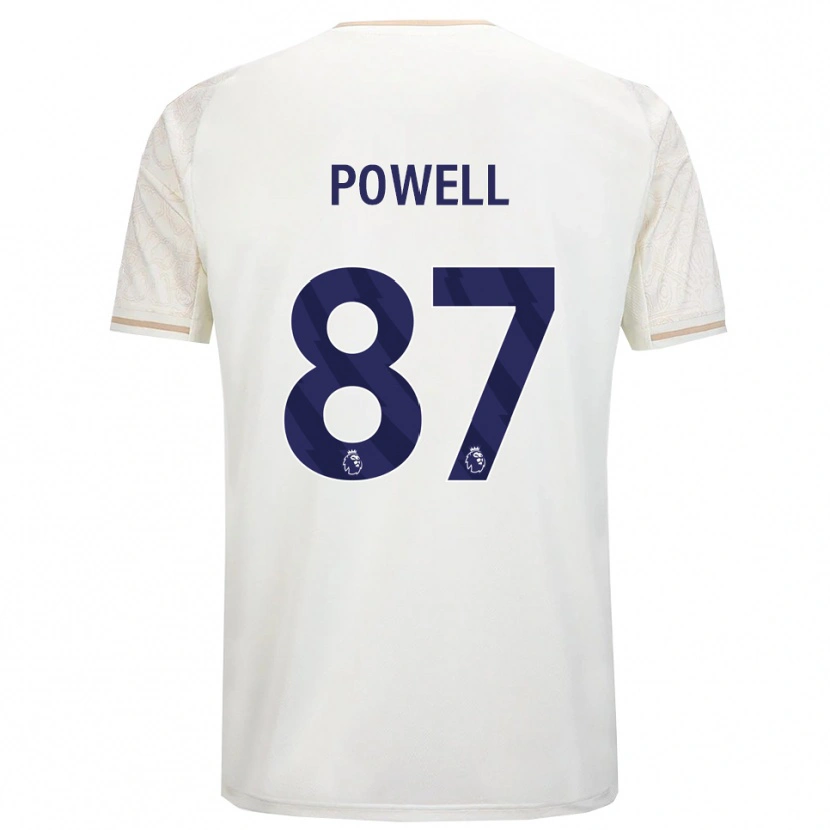Danxen Herren Jayden Powell #87 Creme Weiß Schwarz Auswärtstrikot Trikot 2025/26 T-Shirt Österreich