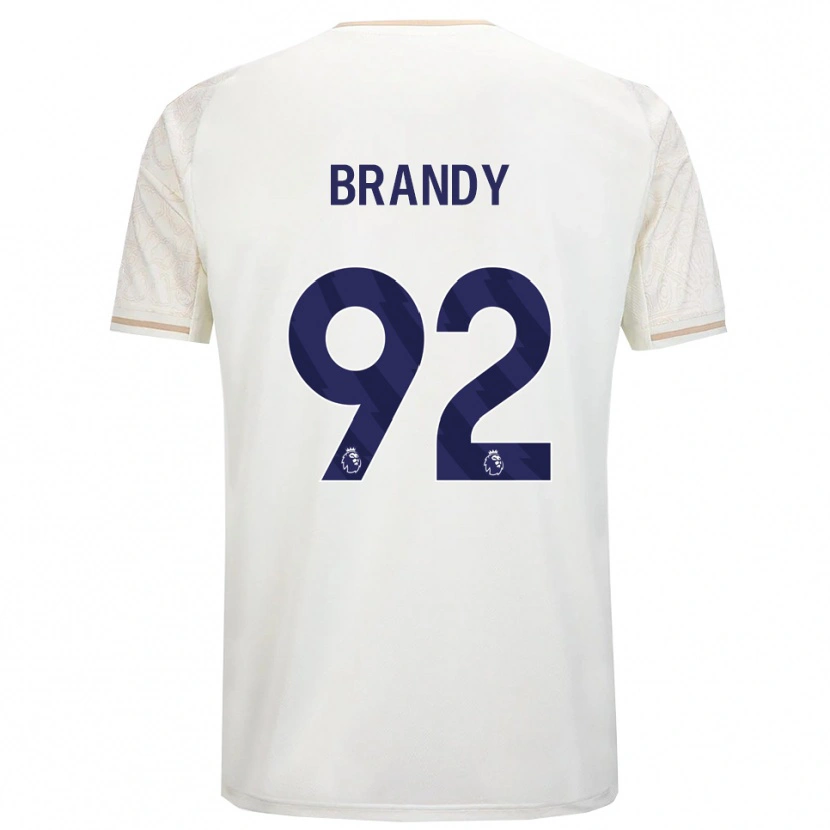 Danxen Herren Taeneal Brandy #92 Creme Weiß Schwarz Auswärtstrikot Trikot 2025/26 T-Shirt Österreich