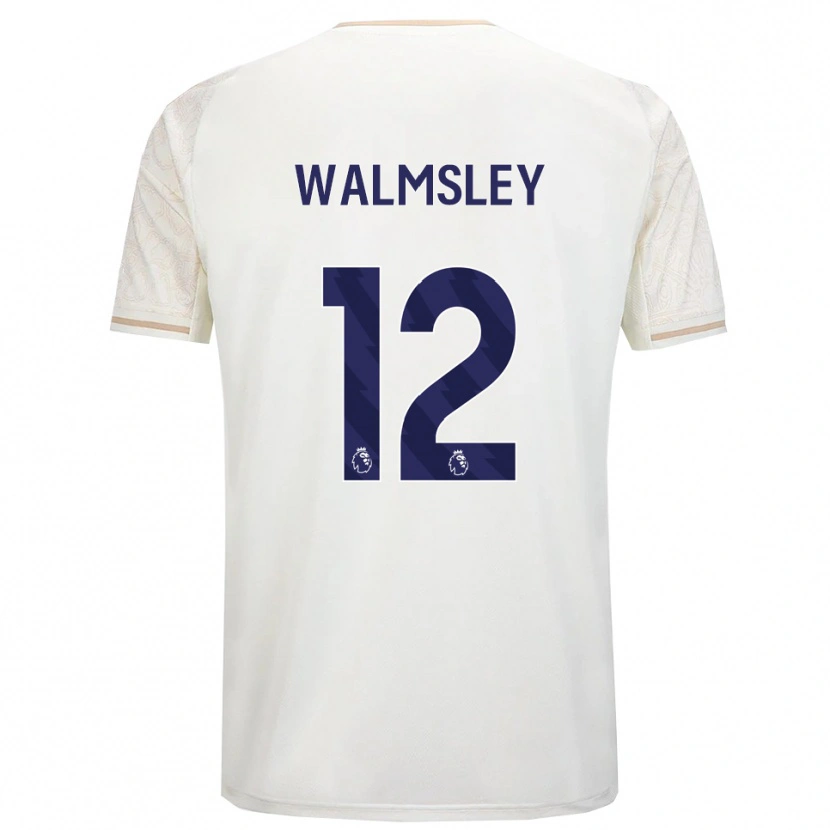 Danxen Herren Joseph Walmsley #12 Creme Weiß Schwarz Auswärtstrikot Trikot 2025/26 T-Shirt Österreich