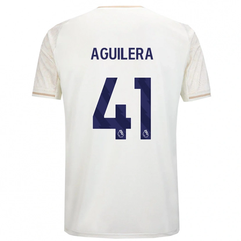 Danxen Herren Brandon Aguilera #41 Creme Weiß Schwarz Auswärtstrikot Trikot 2025/26 T-Shirt Österreich