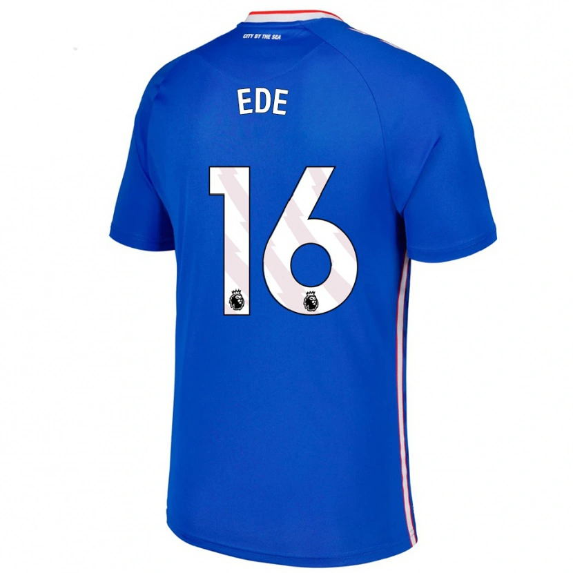 Danxen Herren Grace Ede #16 Blau Weiß Auswärtstrikot Trikot 2025/26 T-Shirt Österreich