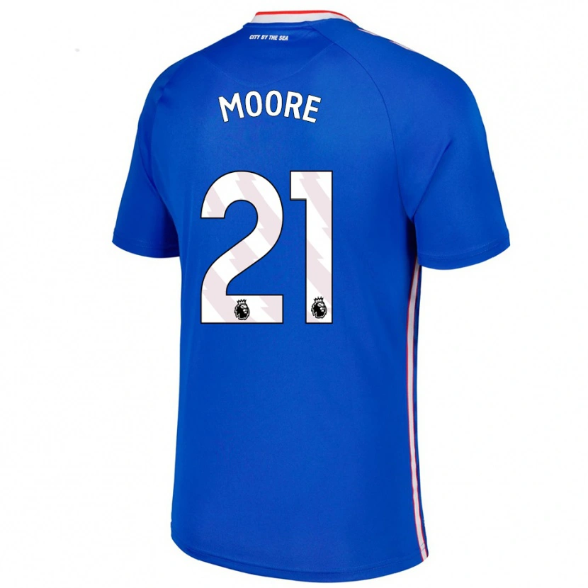 Danxen Herren Simon Moore #21 Blau Weiß Auswärtstrikot Trikot 2025/26 T-Shirt Österreich