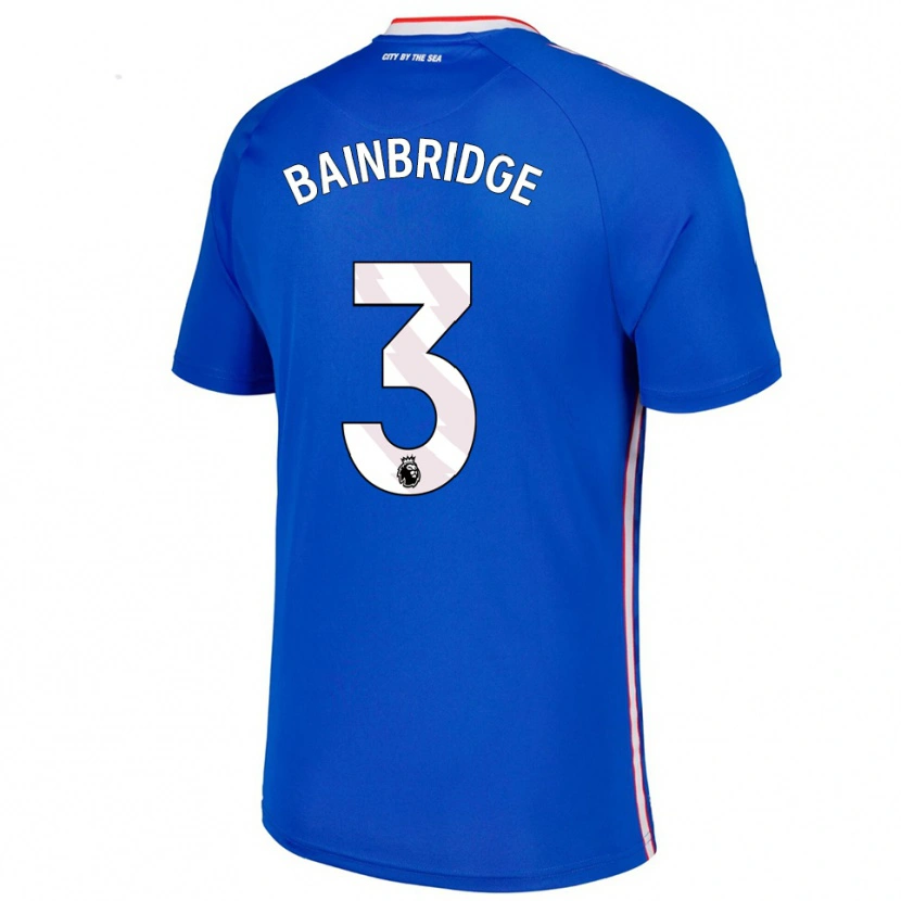 Danxen Herren Oliver Bainbridge #3 Blau Weiß Auswärtstrikot Trikot 2025/26 T-Shirt Österreich