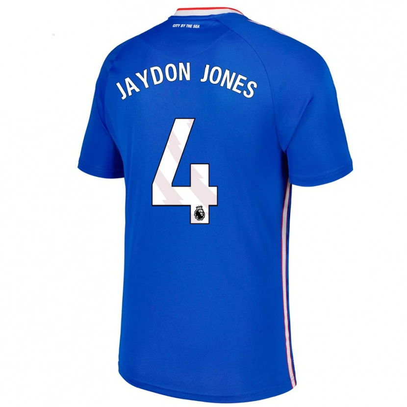 Danxen Herren Jaydon Jones #4 Blau Weiß Auswärtstrikot Trikot 2025/26 T-Shirt Österreich