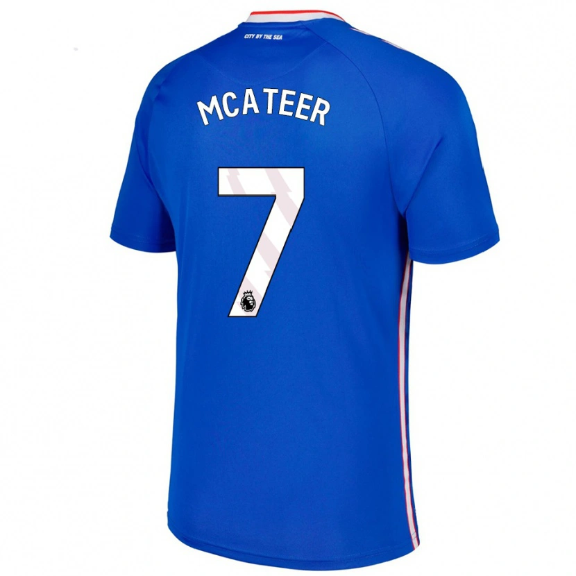 Danxen Herren Mary Mcateer #7 Blau Weiß Auswärtstrikot Trikot 2025/26 T-Shirt Österreich