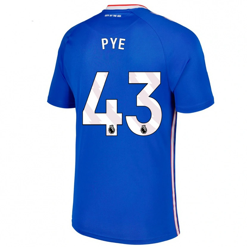 Danxen Herren Connor Pye #43 Blau Weiß Auswärtstrikot Trikot 2025/26 T-Shirt Österreich